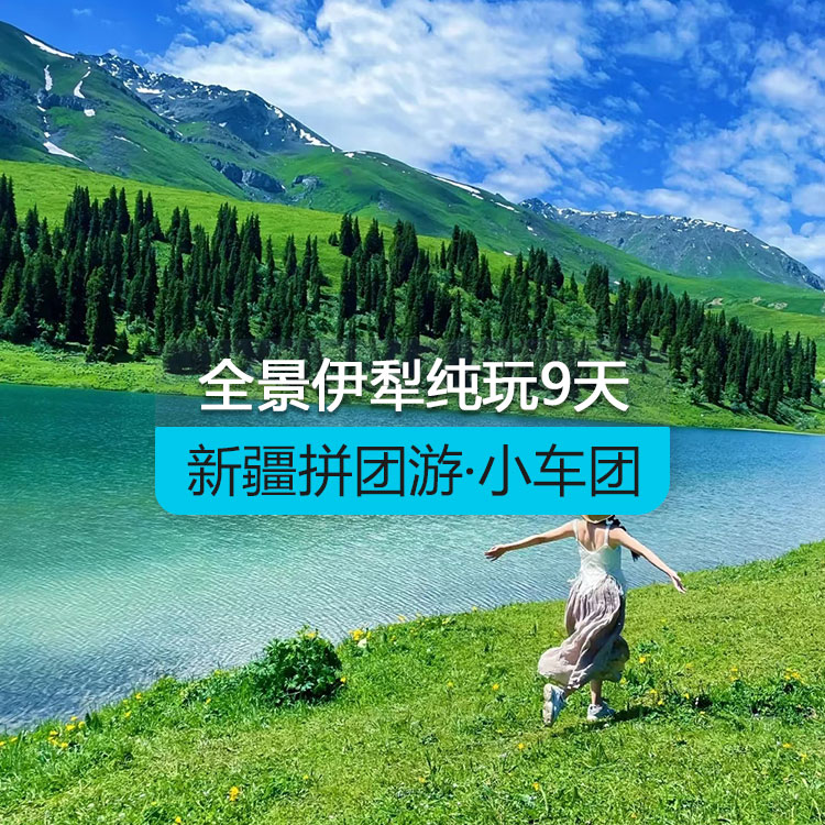 【新疆拼團游·小車團】全景伊犁純玩9日游（景點包含：獨山子大峽谷+賽里木湖+果子溝大橋+多巴胺六星街+伊昭公路+夏塔古道+瓊庫什臺+恰甫其海+恰西森林公園+那拉提空中草原+木特塔爾沙漠+獨庫公路+孟克特古道+唐布拉百里畫廊）產(chǎn)品編號：11433